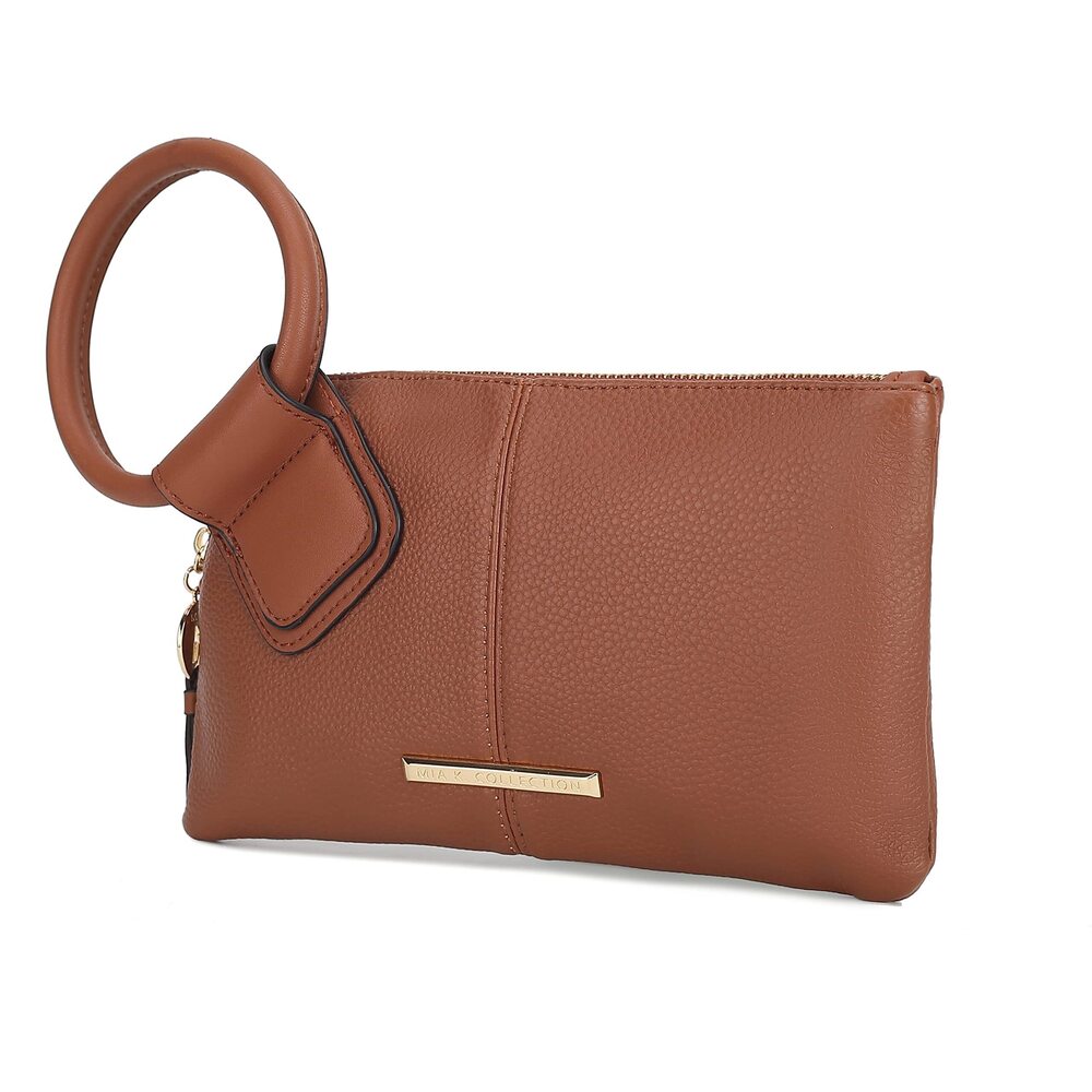 1240 Wristlet Pouch Clutch Wallet Handbag, Small Purse Circular handle